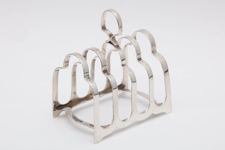 Art Deco, Sterling Silver Toast Rack at 1stDibs