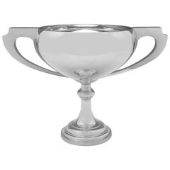 Art Deco Sterling Silver Trophy or Centerpiece by Mappin & Webb from 1937