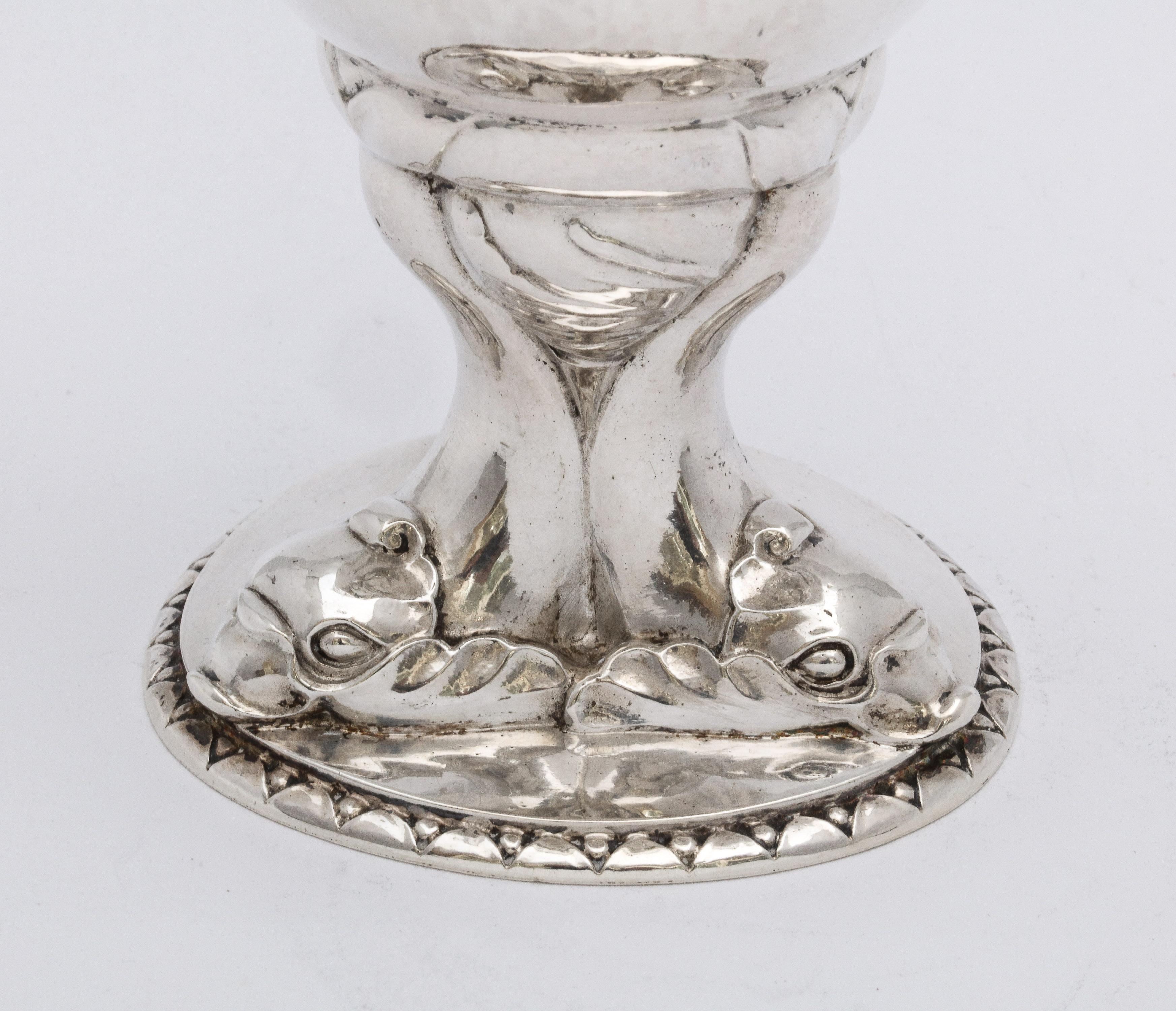 Danish Art Deco Sterling Silver Vase by Georg Jensen