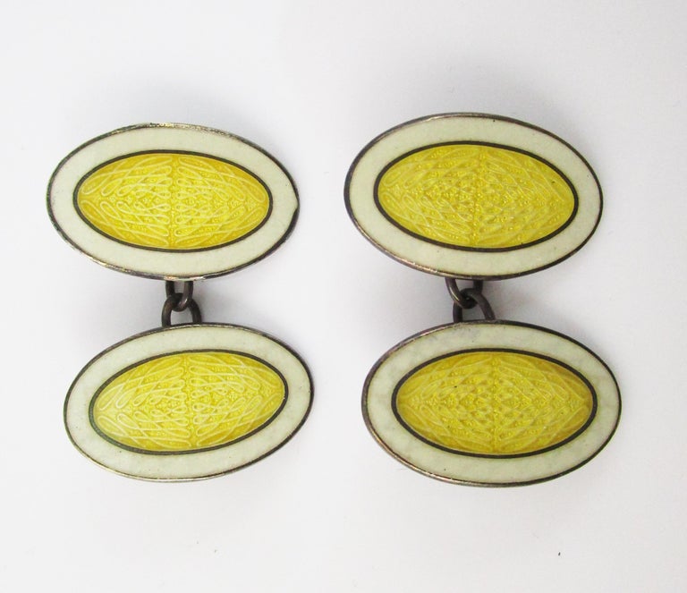 Lot De 4 Paires De Boutons De Manchette Vintage - Style Argenté & Krementz Sterling - Occasion