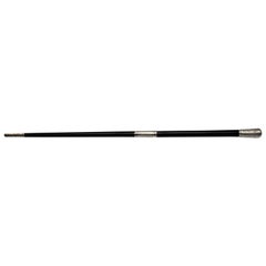 Art Deco Sterling Silver and Wood Presentation Conductor's Baton
