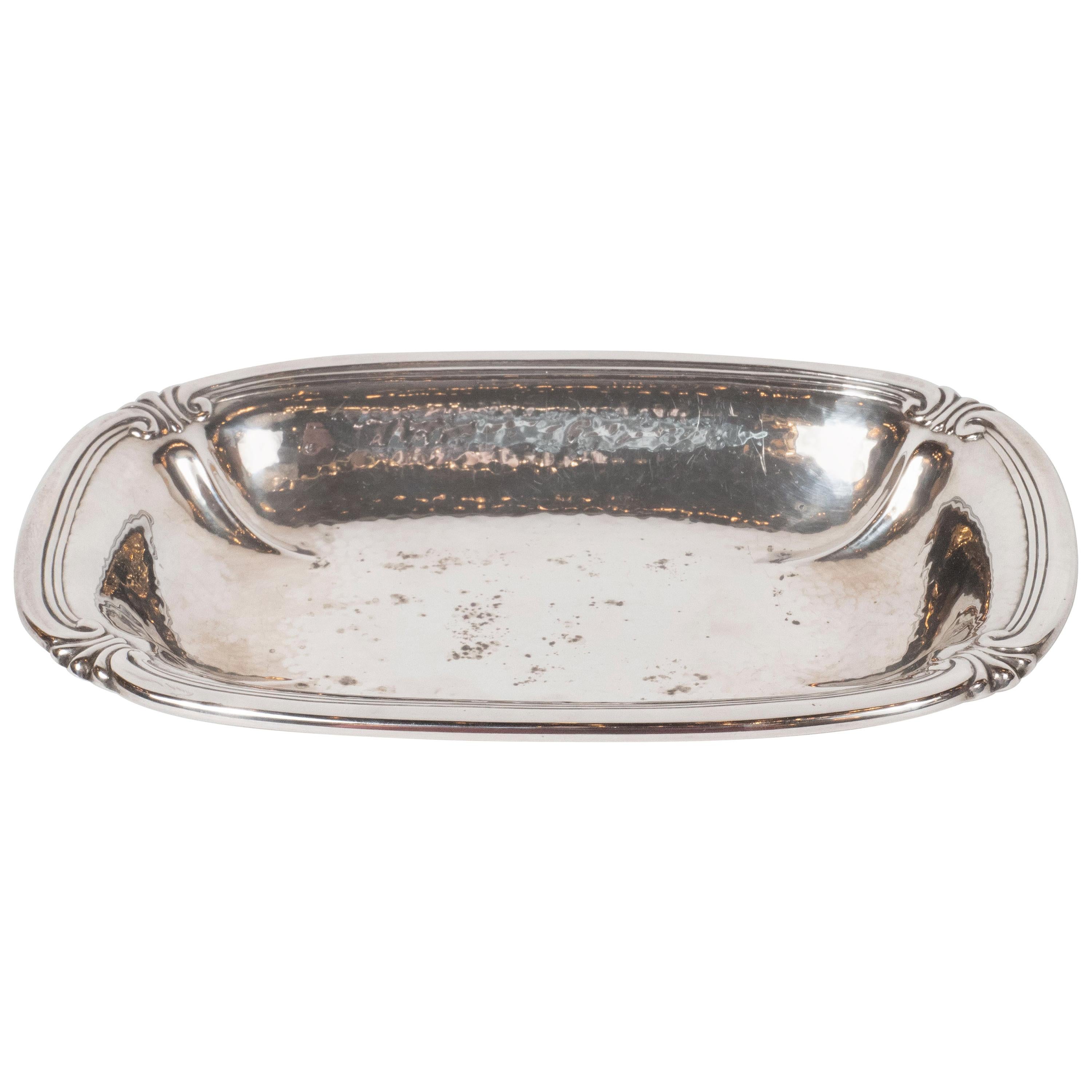 Art Deco Sterling Tray by International Silver Company with Neoclassical Details