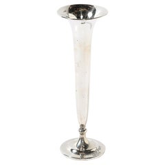 Art Deco Sterling Trumpet Vase by S.Kirk and Son for Winged Foot Golf Club