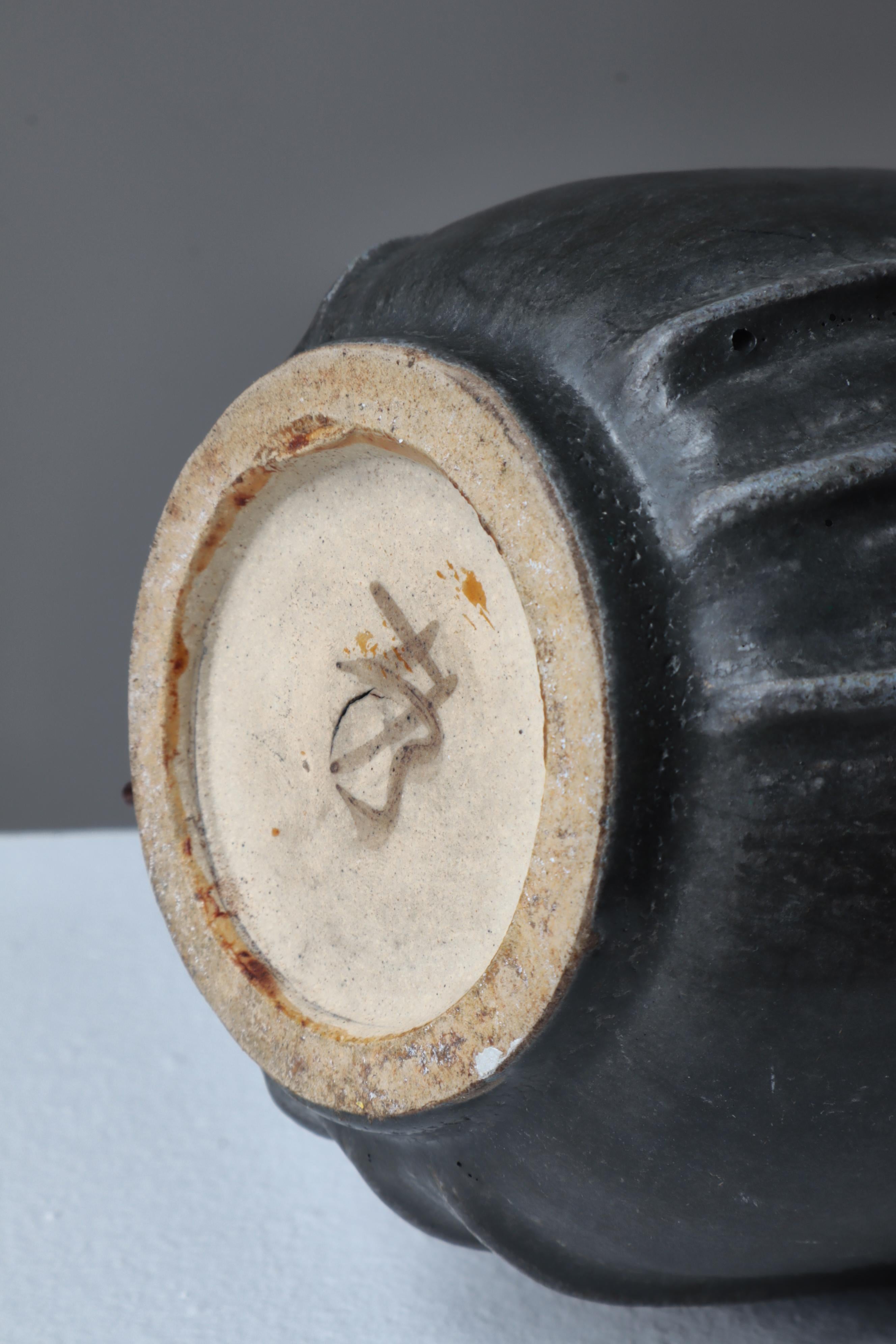 Art Deco Stoneware Table Lamp 