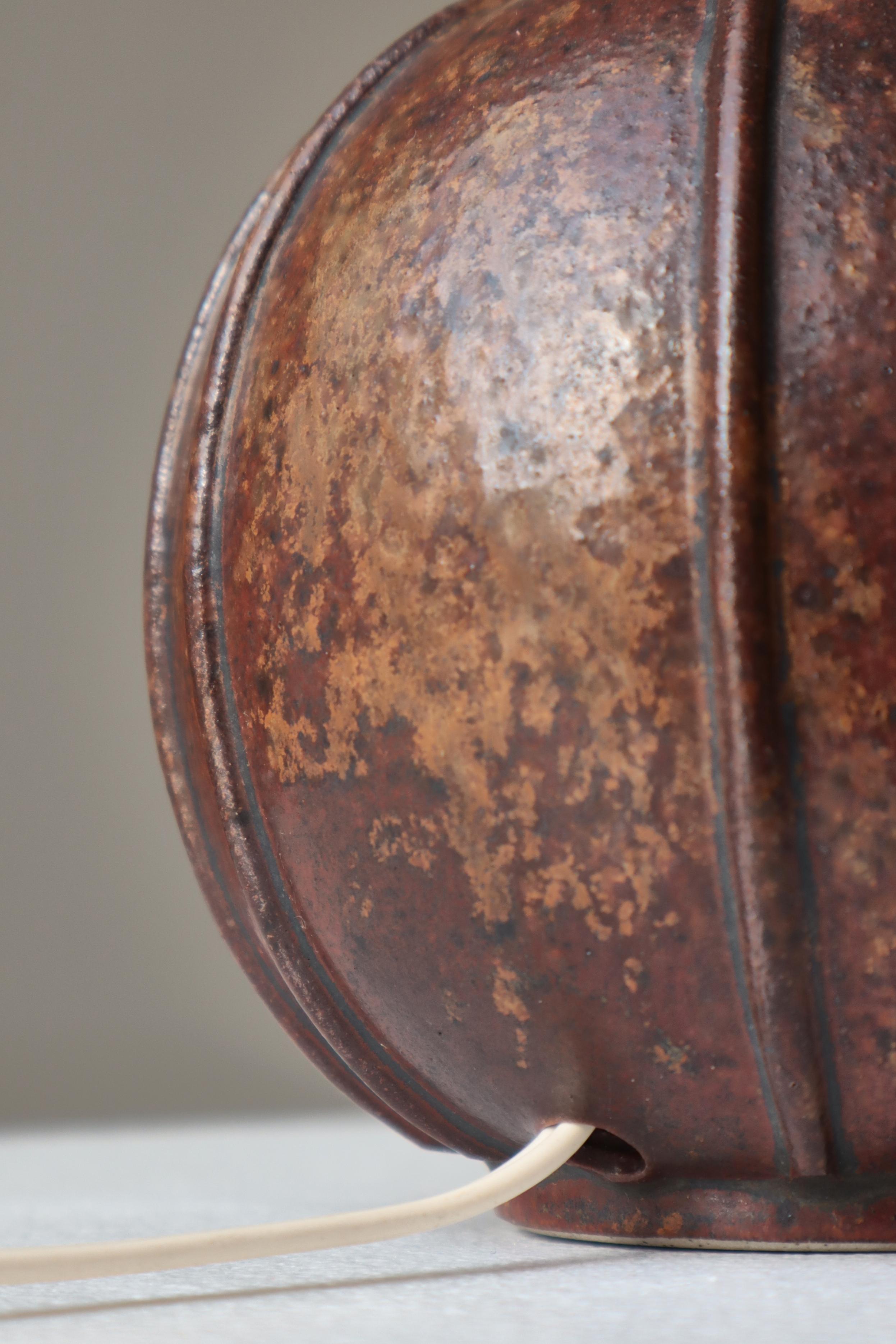 Art Deco Stoneware Table Lamp 