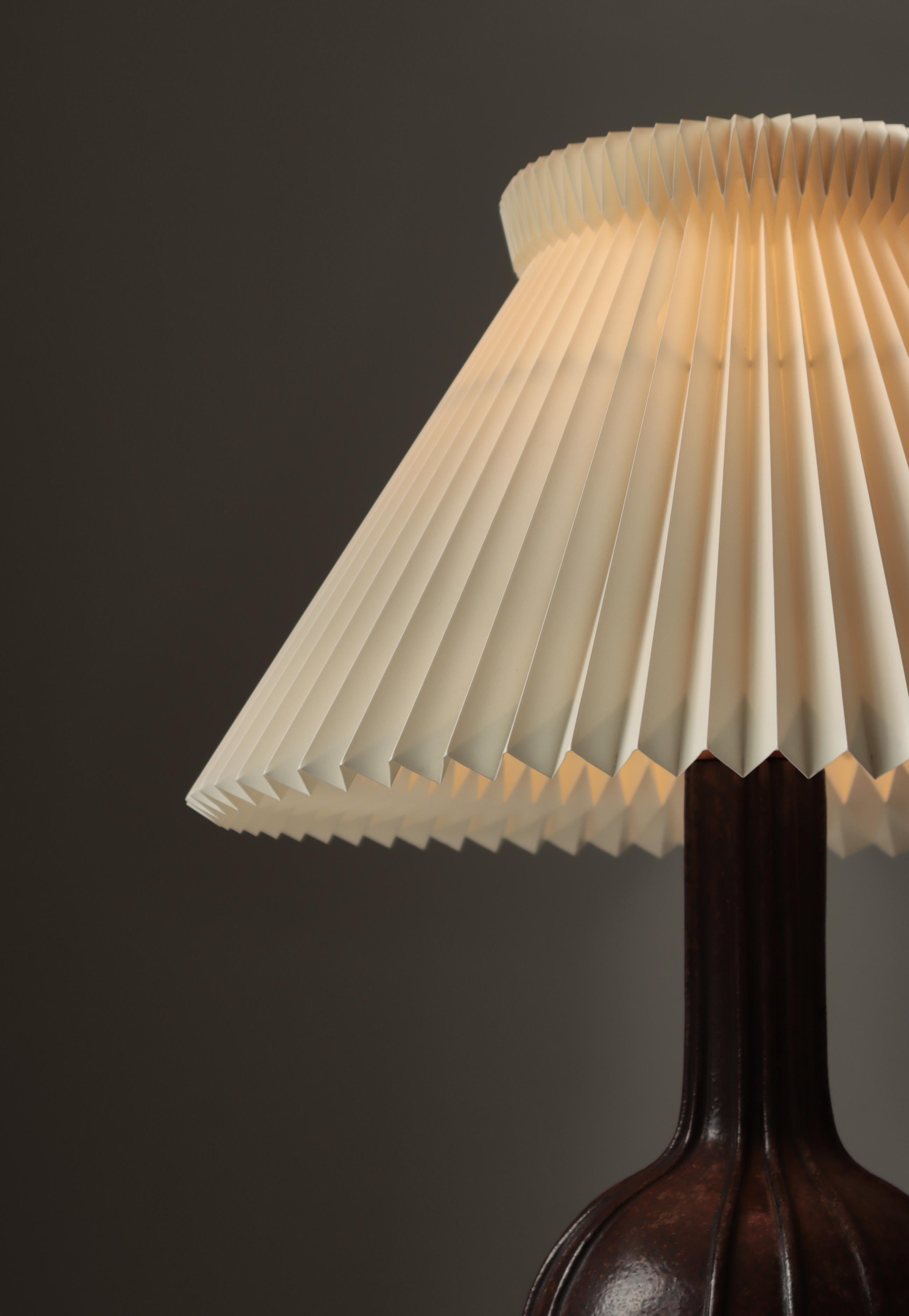 Art Deco Stoneware Table Lamp 