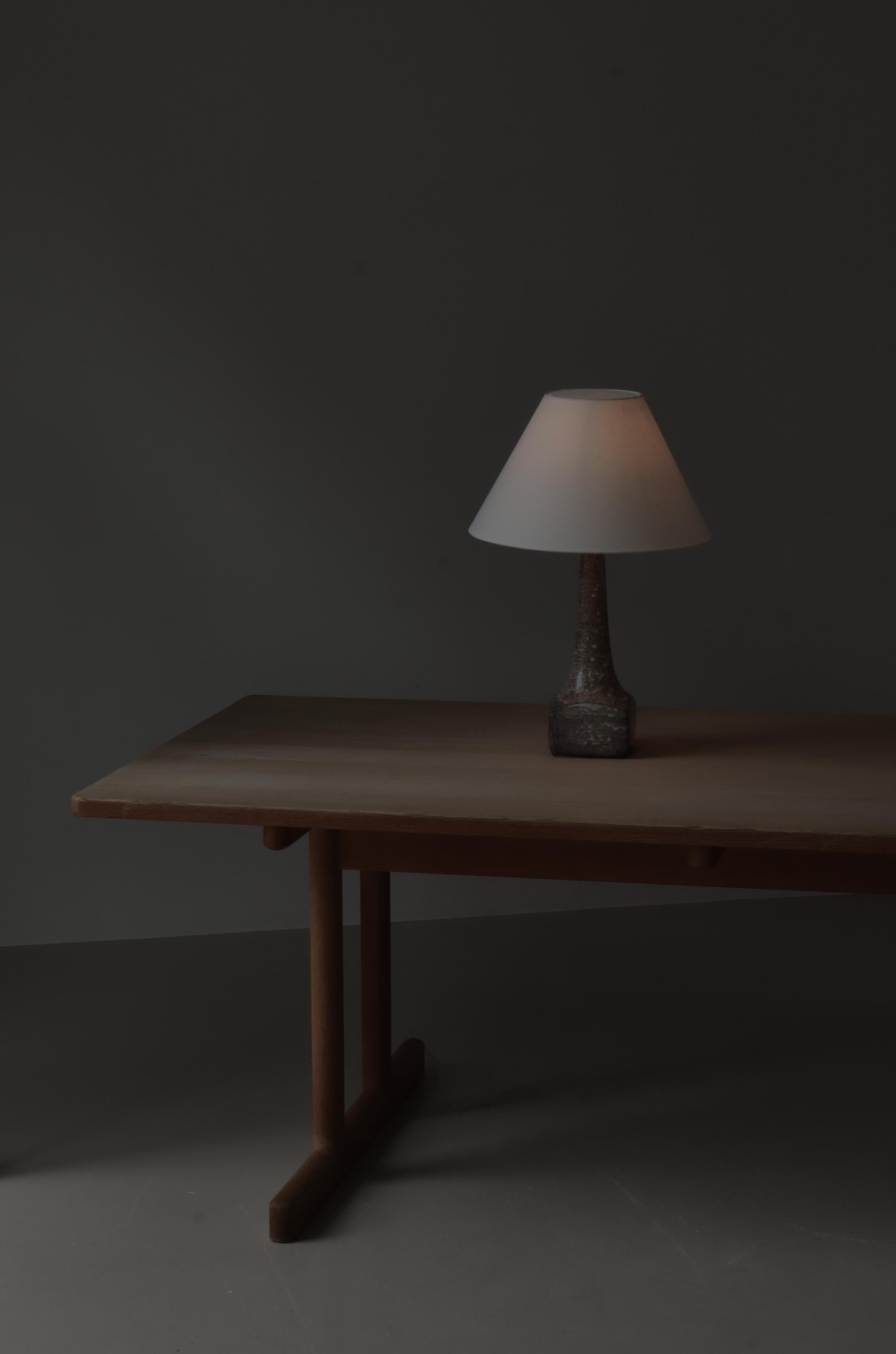 Mid-20th Century Art Deco Stoneware Table Lamps by Michael Andersen & Sons, Denmark, 1940s For Sale