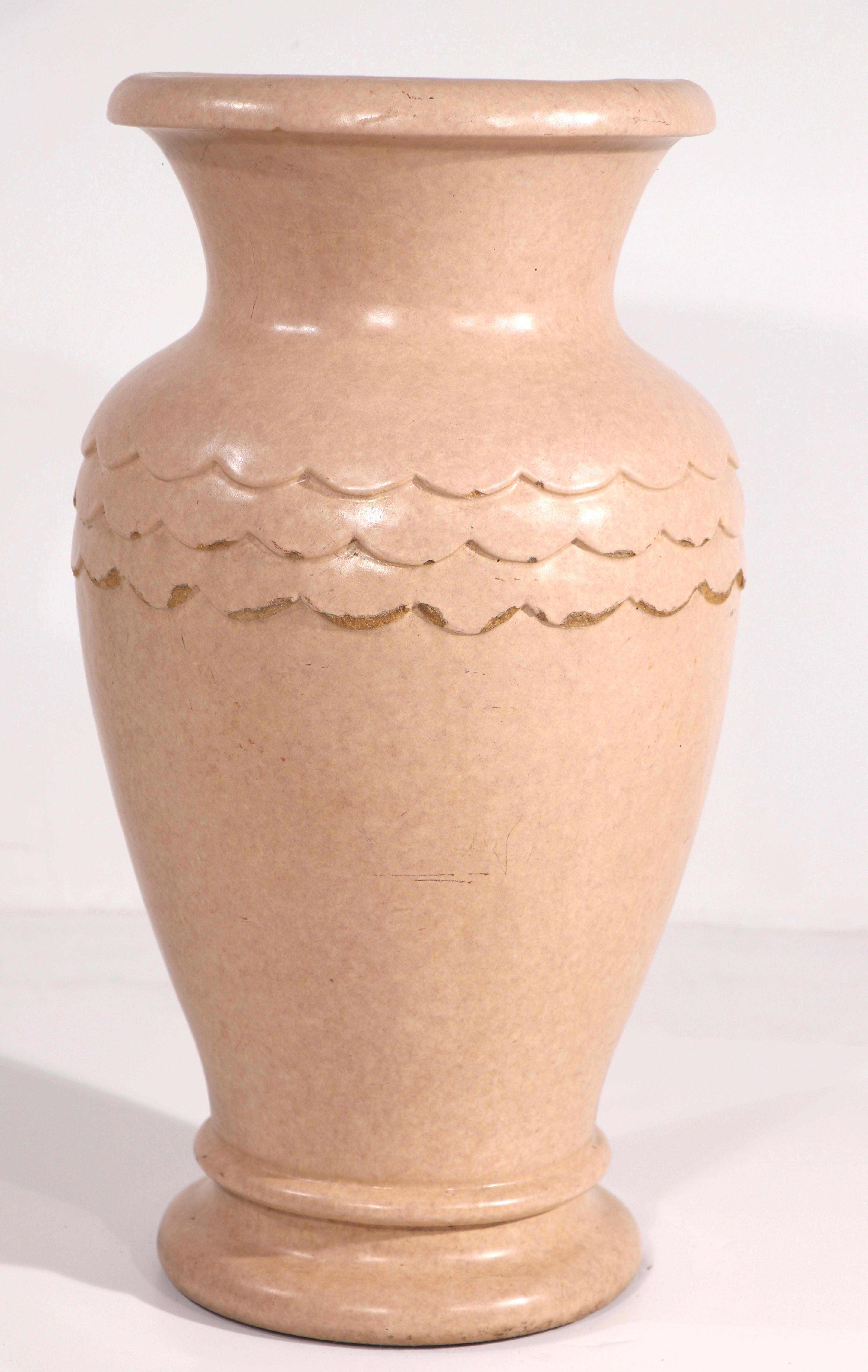 Art Deco Stoneware Urn In Good Condition For Sale In New York, NY