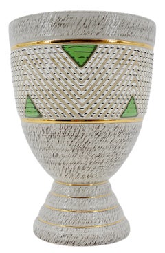 Art Deco Stoneware Vase by Jacques Breugnot, France, 1940s, 29.5 cm