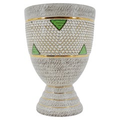 Art Deco Stoneware Vase by Jacques Breugnot, France, 1940s, 29.5 cm