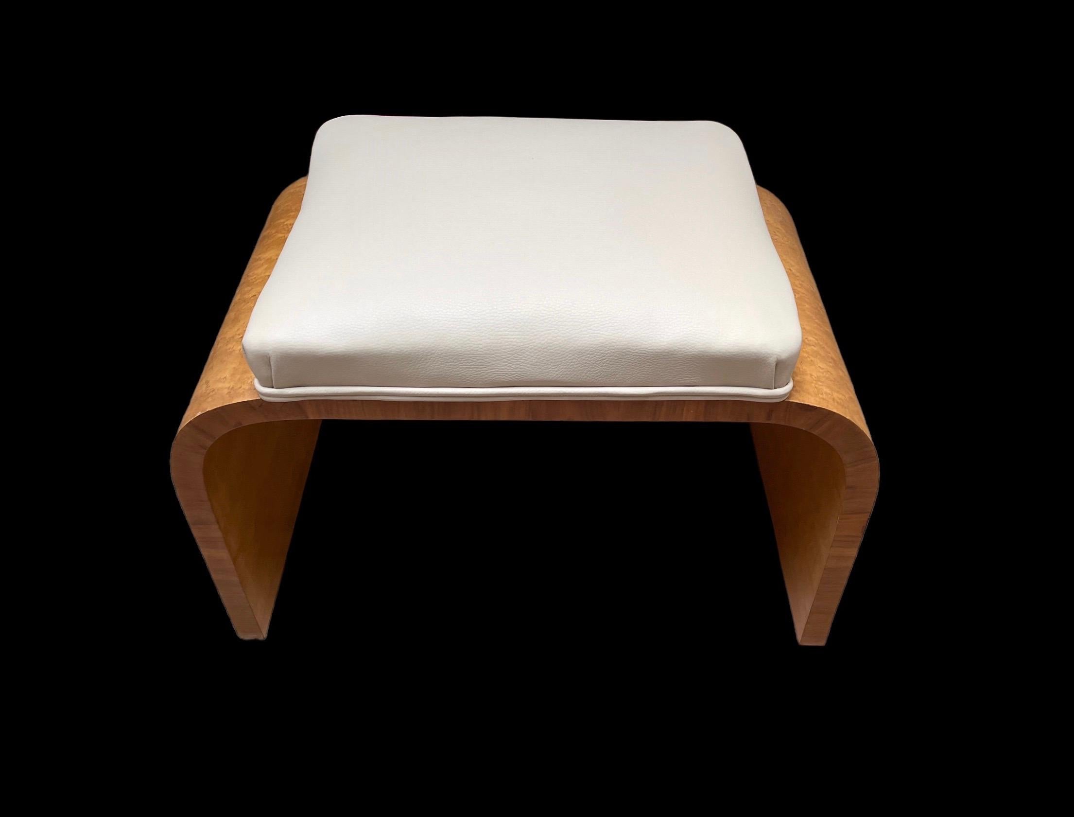 Art-Déco-Hocker von Harry und Lou Epstein (Art déco) im Angebot