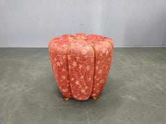 Taburete Art Decó de Jindrich Halabala, Checoslovaquia, años 30