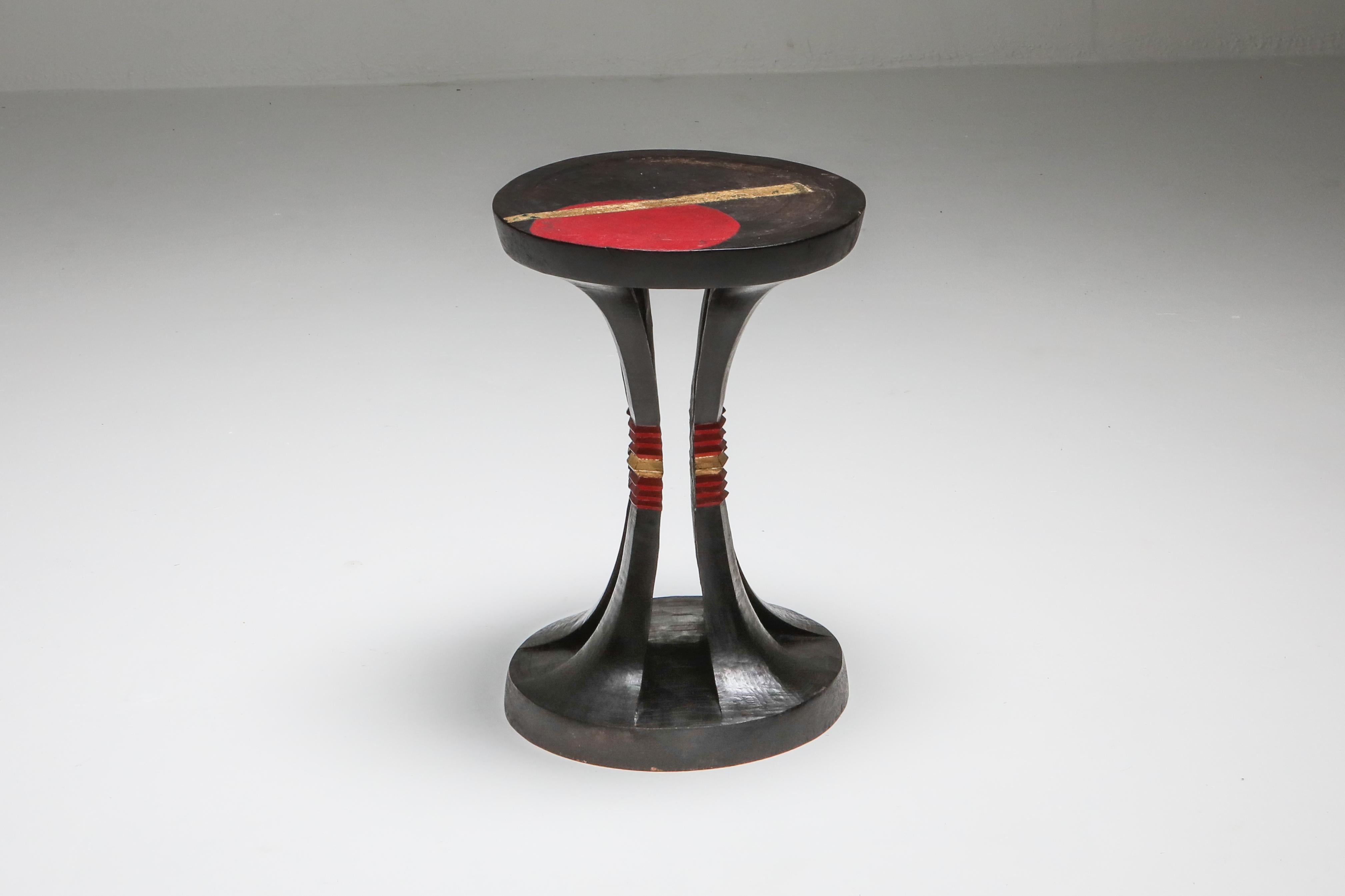 French Art Deco Stool  For Sale