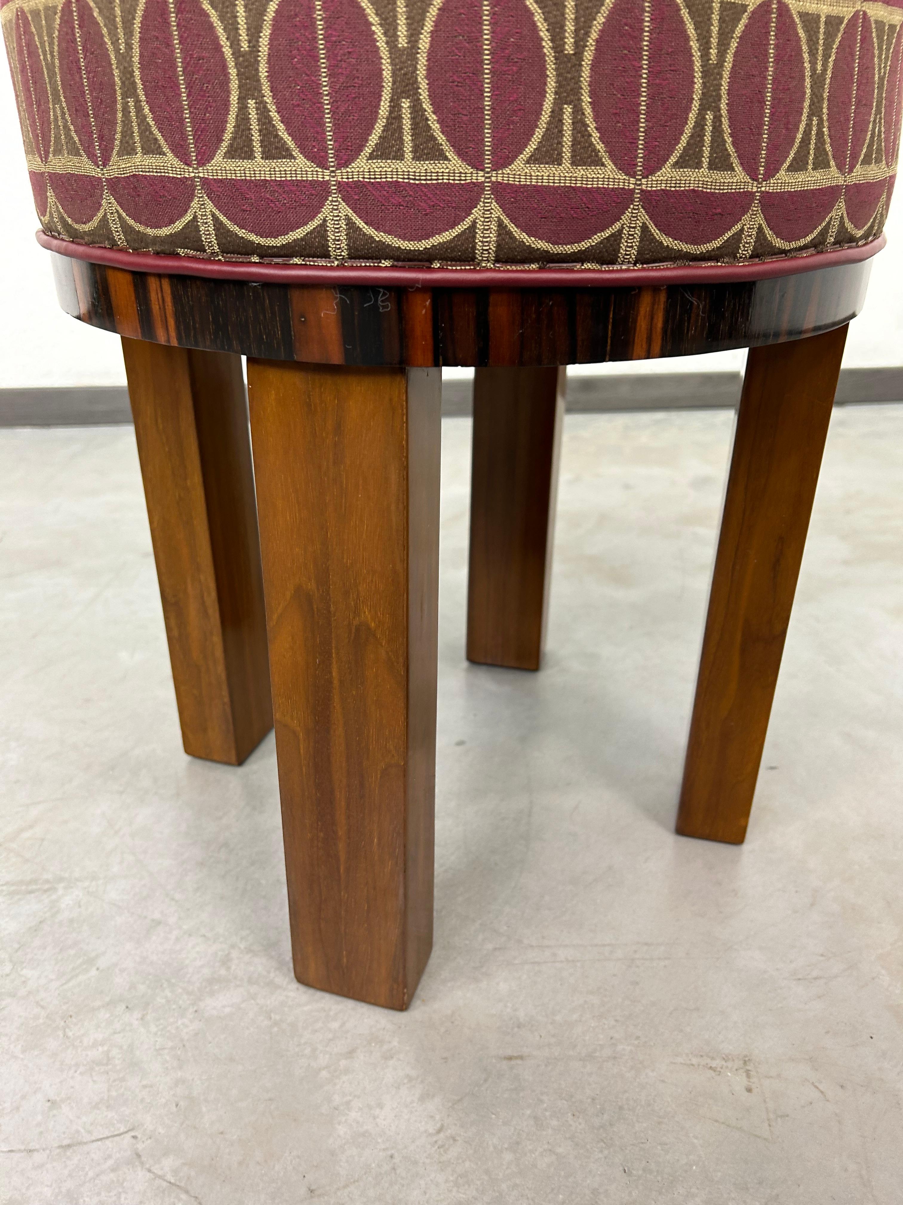 Mid-20th Century Art deco stool For Sale