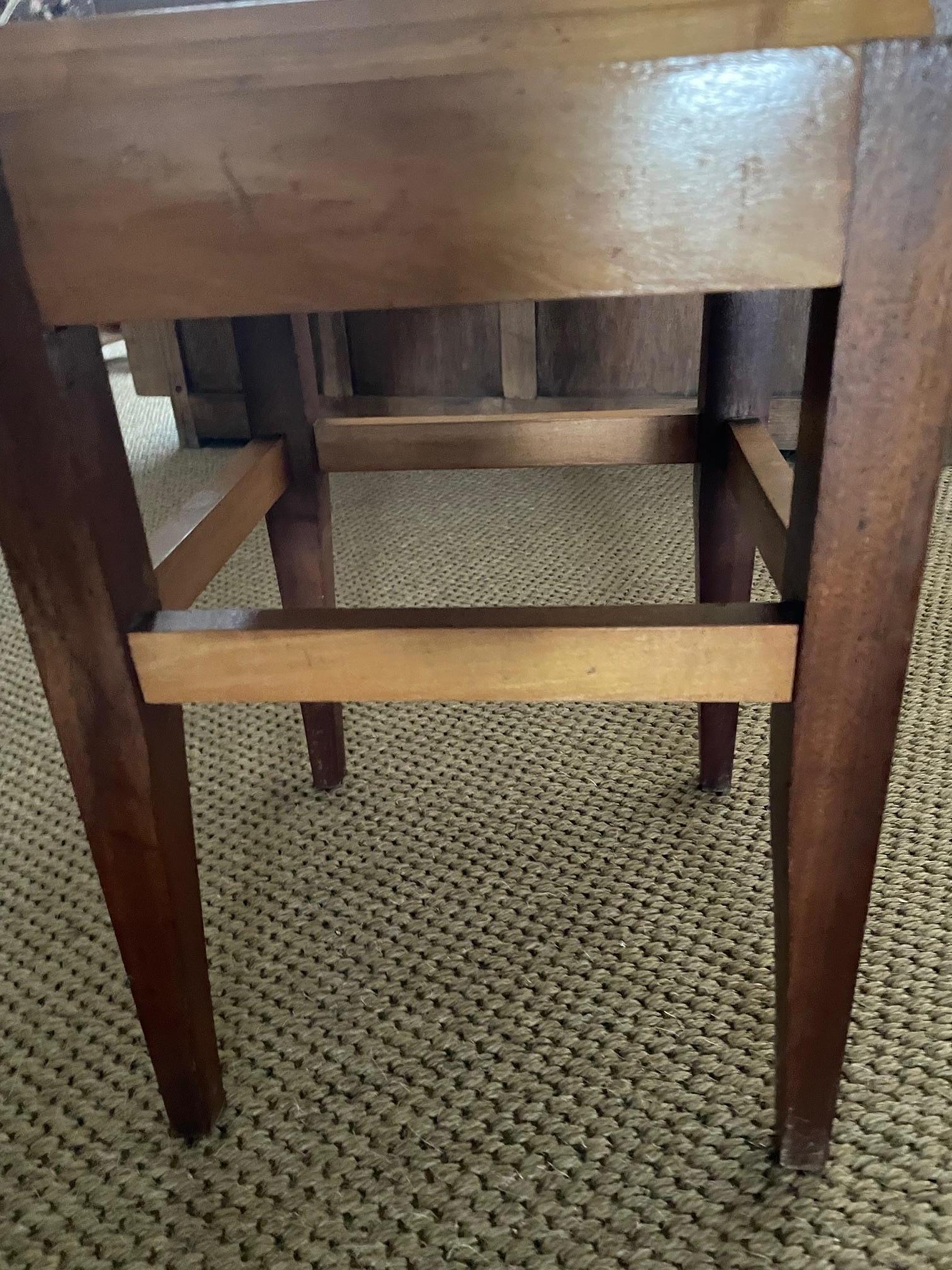 Hêtre Tabouret Art Déco en vente