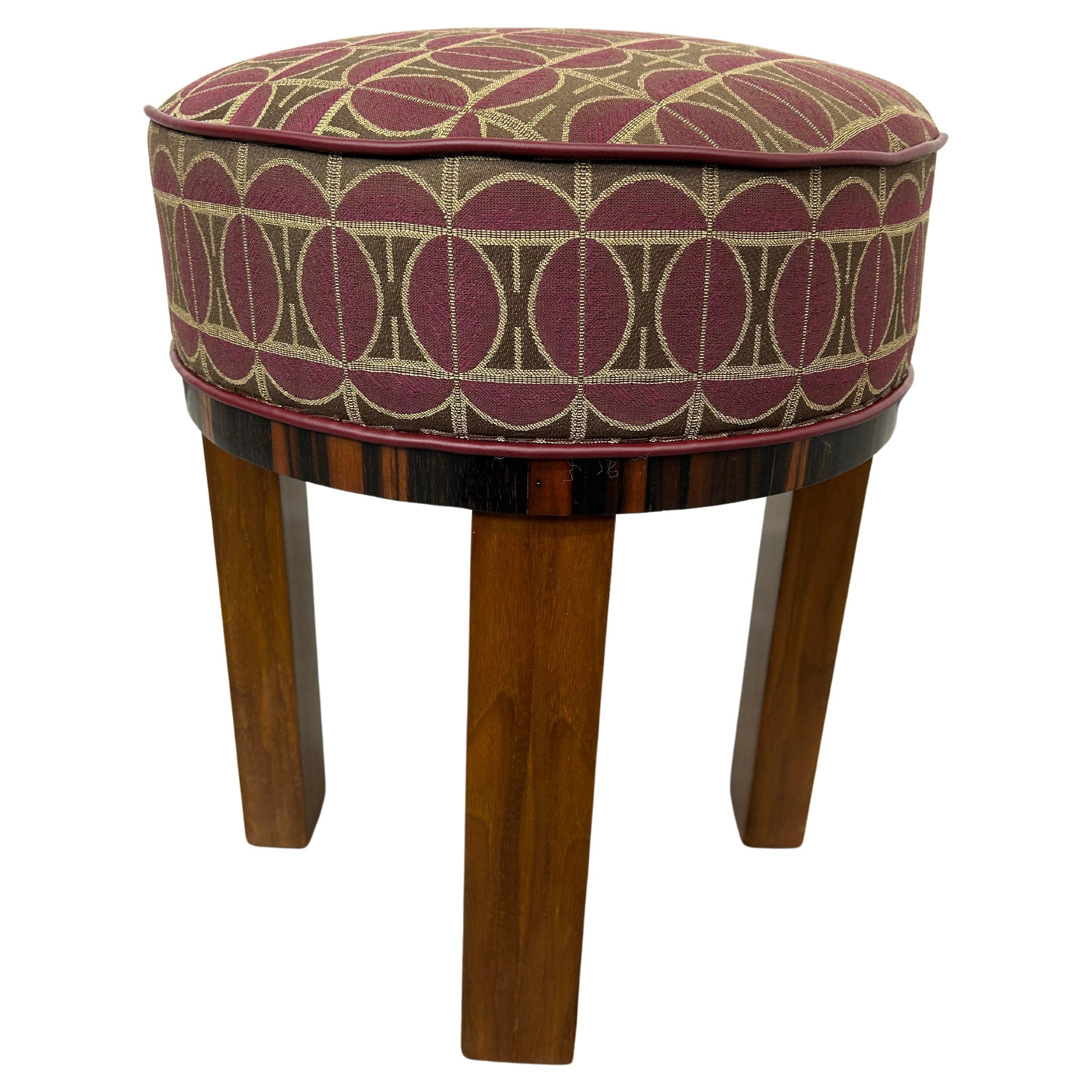 Art deco stool For Sale