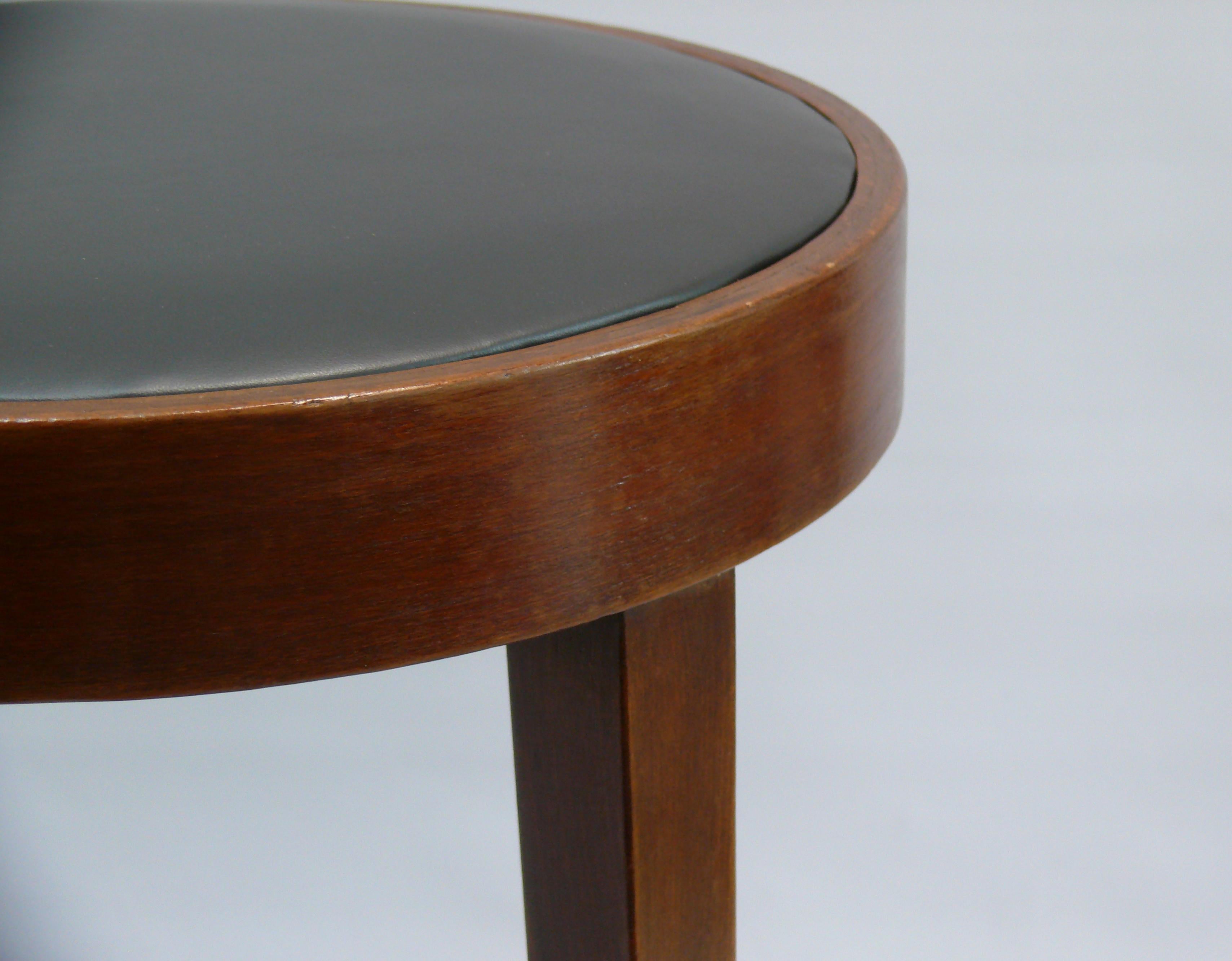 Art Deco Stool, Germany, Early - Mid  20th Century In Good Condition For Sale In Schwerin, MV