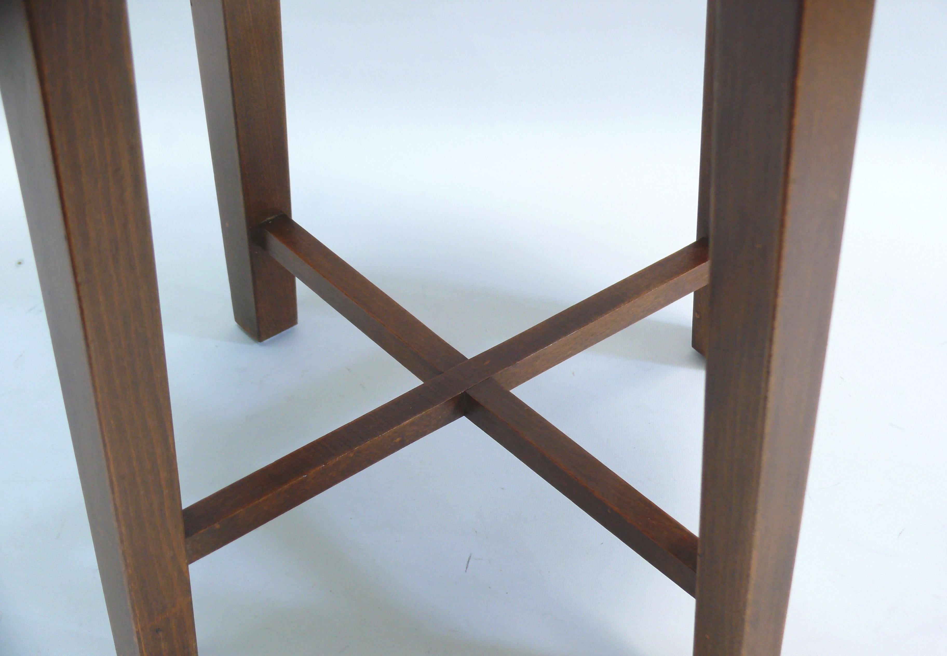 Wood Art Deco Stool, Germany, Early - Mid  20th Century For Sale
