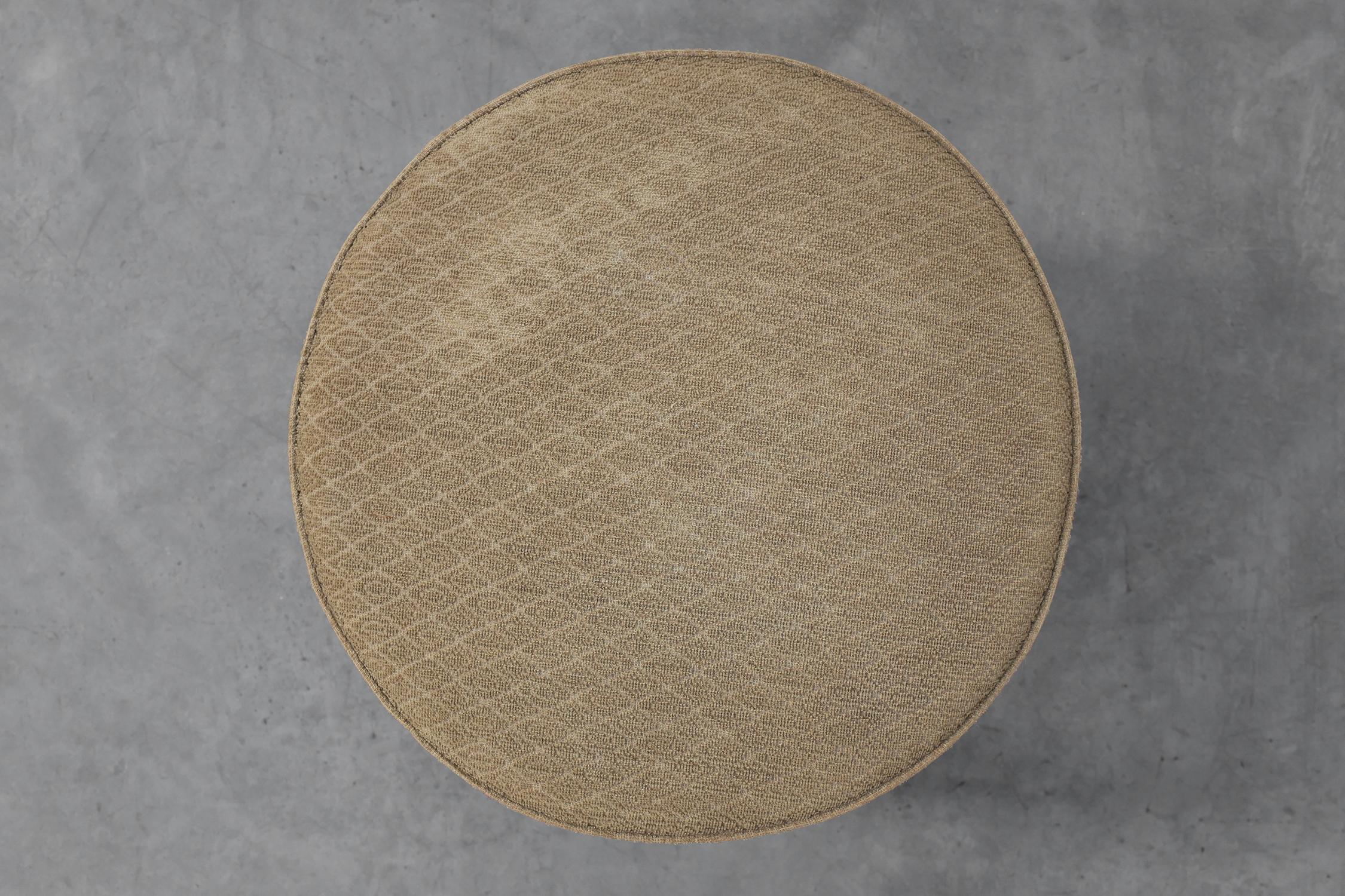 Début du 20ème siècle Art Deco stool in wood with original fabric, France ca. 1920 en vente