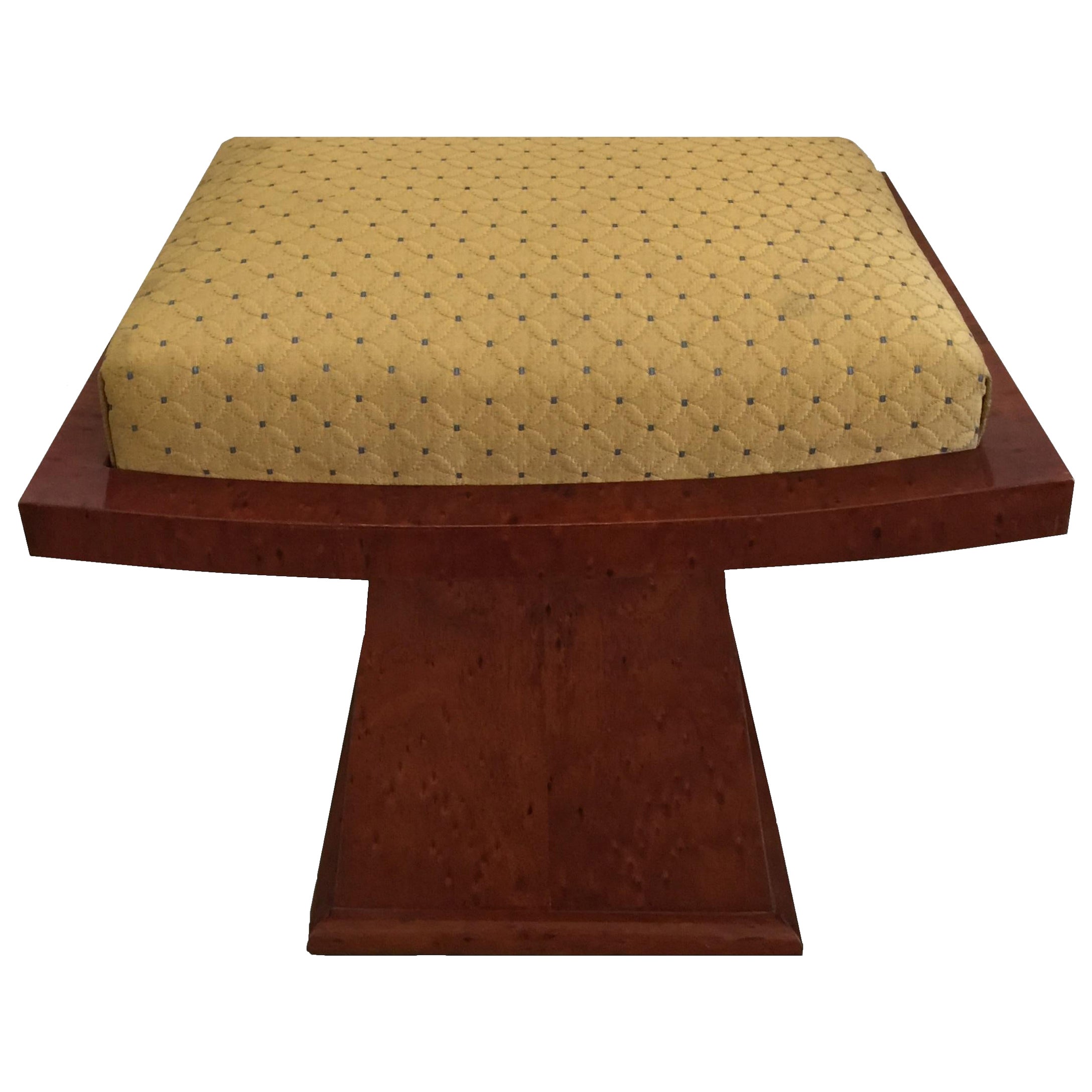 Sgabello Art Déco, Anno 1930, Materiale Wood, Nazione Francia