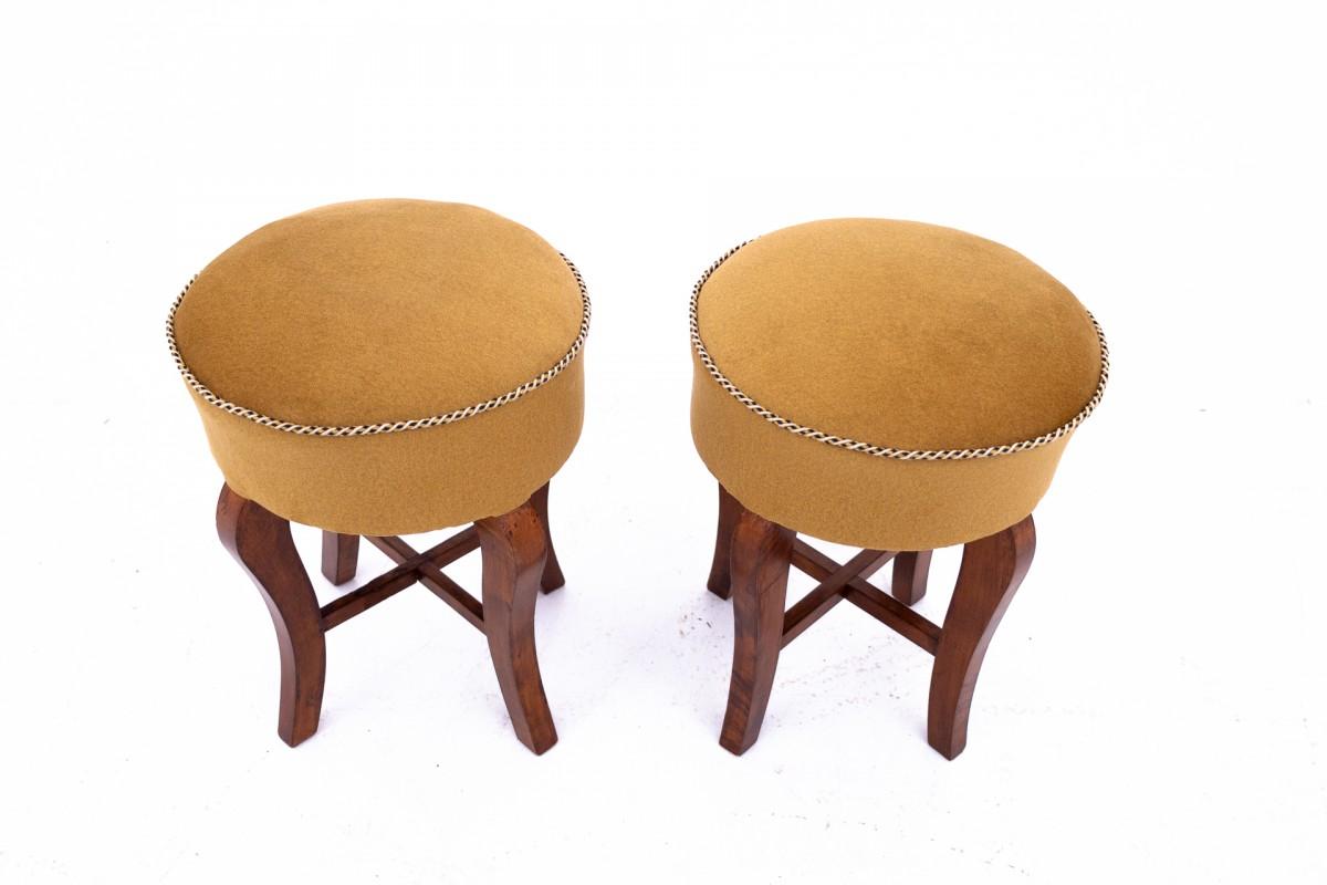 Art Deco stools and seats, Poland, 1930s For Sale 1