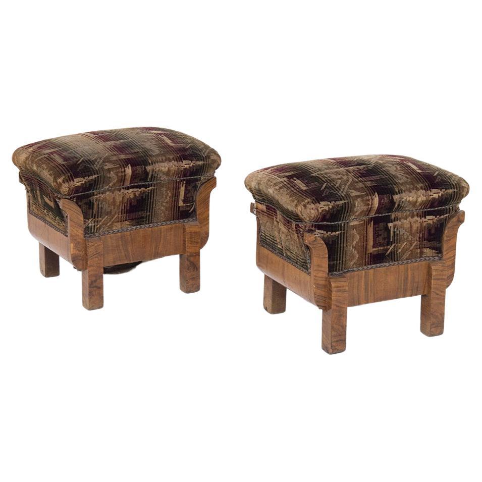 View of Original Art Deco Bar stools at 1stDibs