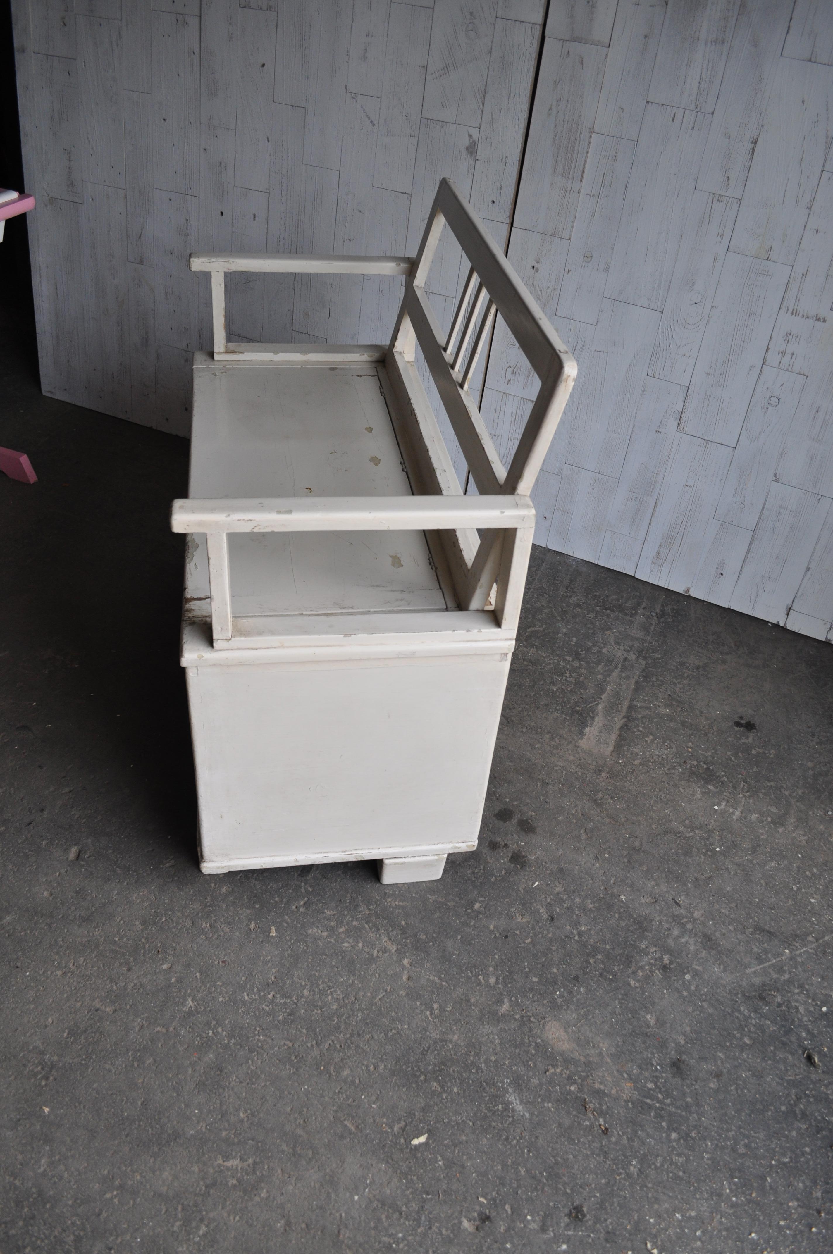 Art Deco Storage and Bench, 1930 In Good Condition For Sale In Lábatlan, HU