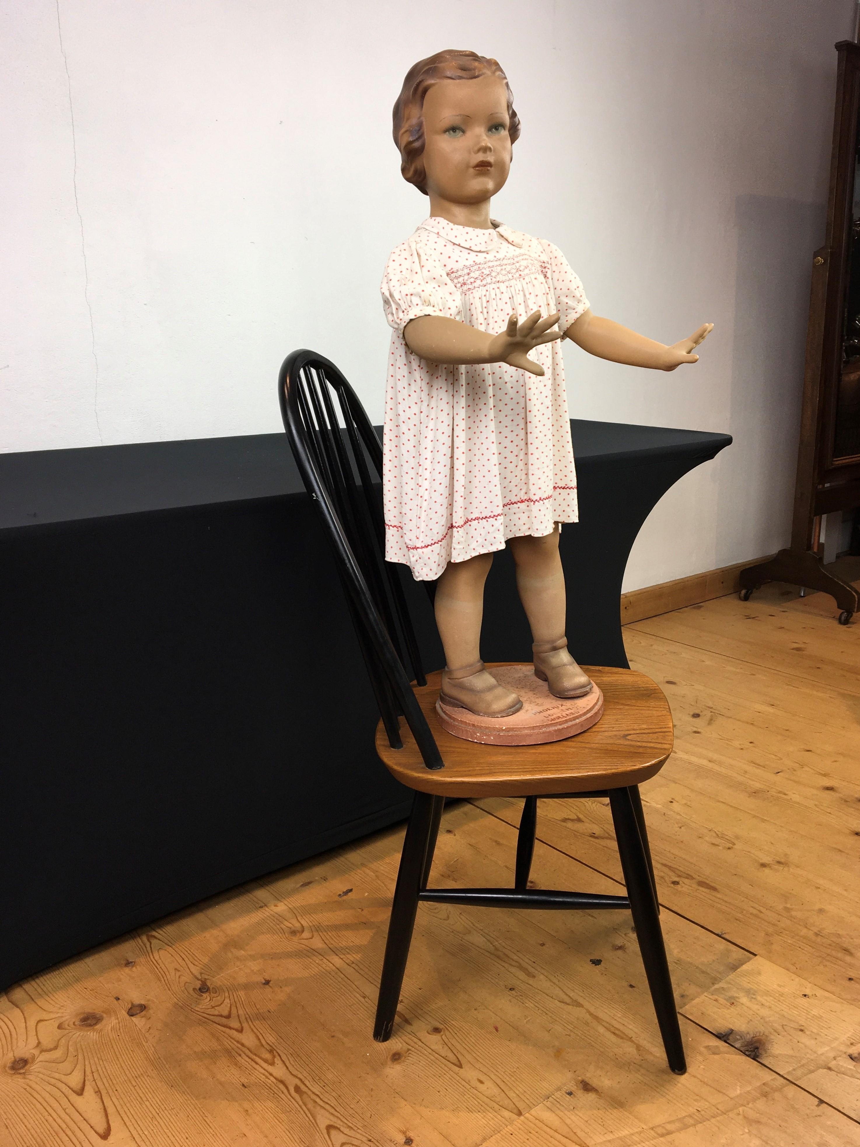 vintage child mannequin