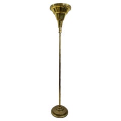 Art Deco Streamline Floor Lamp Torchiere, 1940s