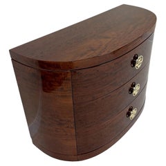 Art Deco Streamline Moderne Half Circle Chest of Drawers American 1930s