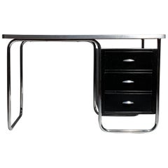 Art Deco Streamline Moderne Machine Age Desk by Walter Dorwin Teague for Texaco
