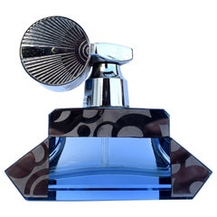 Retro Art Deco Streamline Perfume Bottle, 1930s