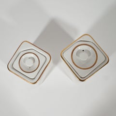 Art Deco Streamline Porcelain Coffee & Tea Pots for the Cunard Cruise Ship Line