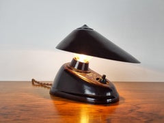 Art Deco Streamlined Bakelite Desk Lamp, 1930s