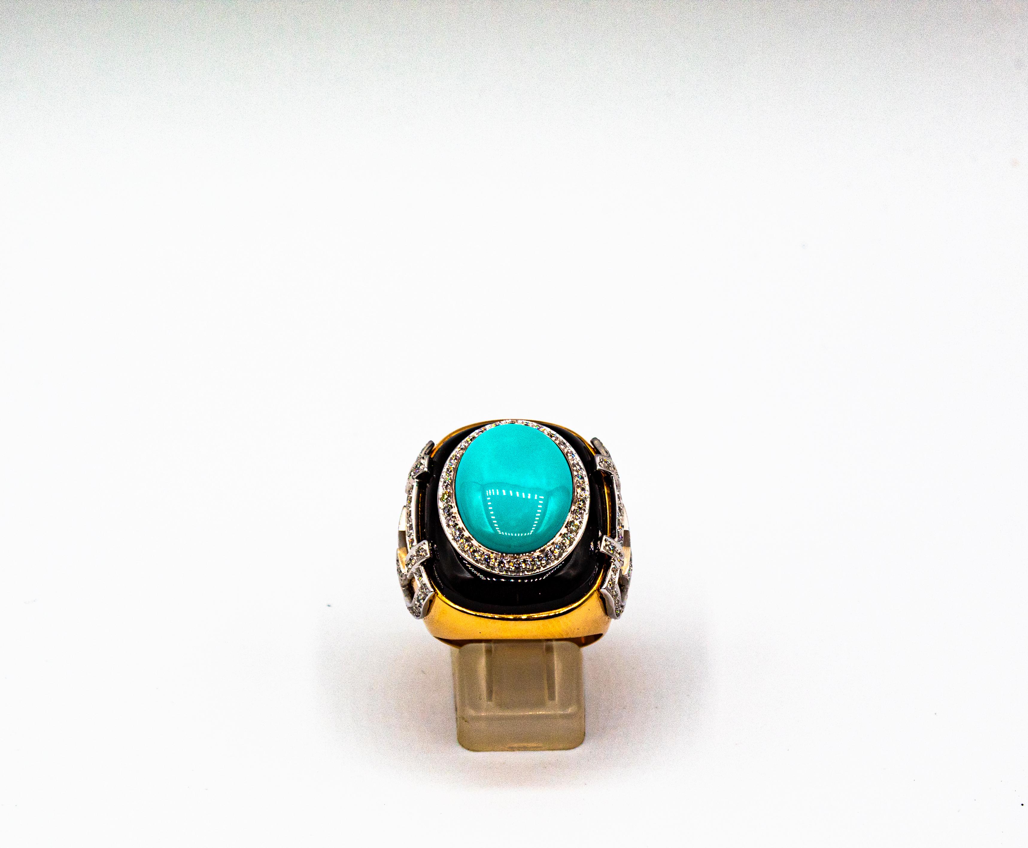For any problems related to some materials contained in the items that do not allow shipping, please contact the seller with a private message to solve the problem. 
We can ship every piece of our 1stdibs catalog worldwide.

This Ring is made of 14K