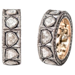 Art-Deco Style 1.51 Carat Diamond Eternity Band Ring
