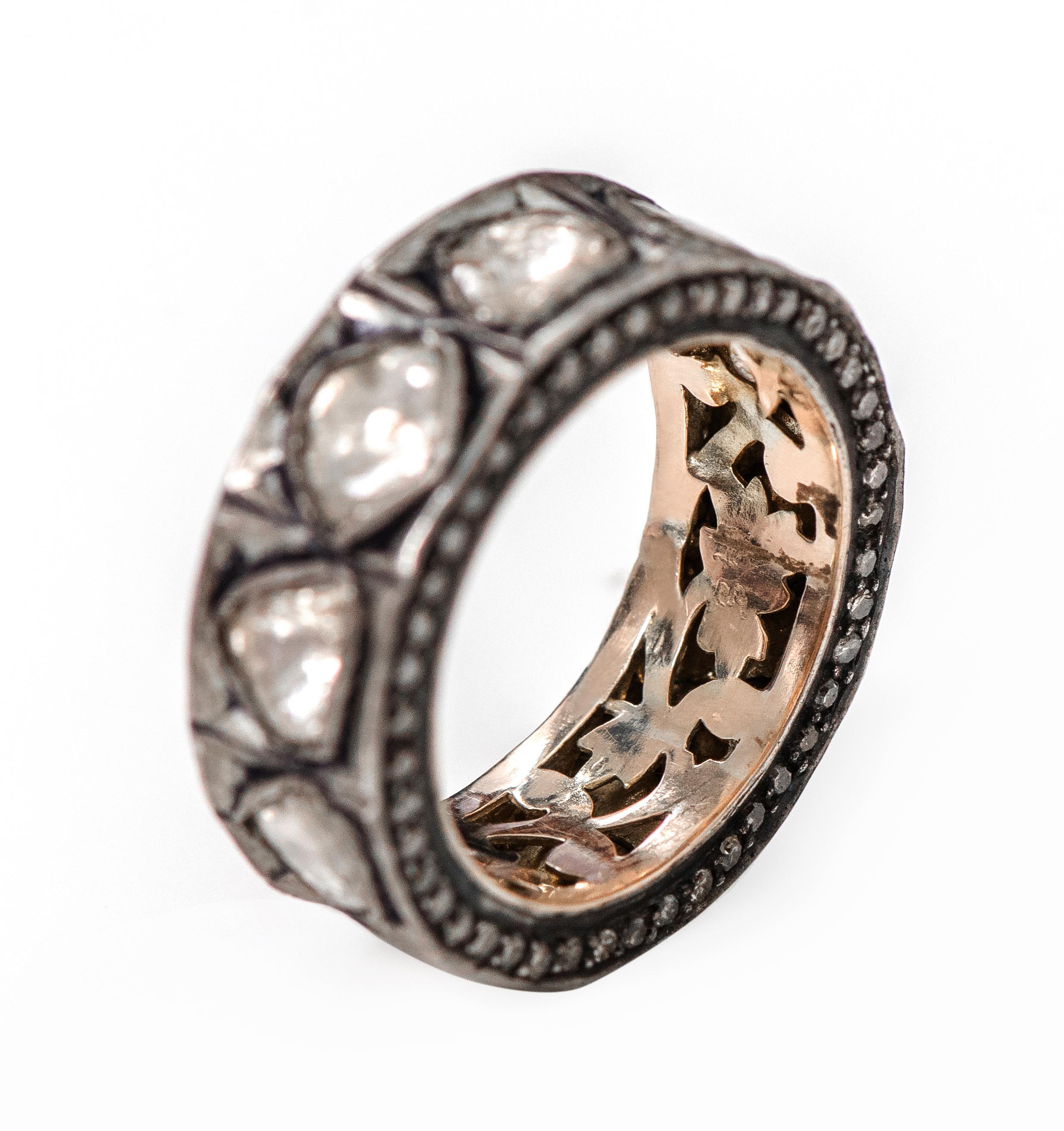 Eternity-Ring im Art-Deco-Stil mit 1,57 Karat Diamant Damen im Angebot