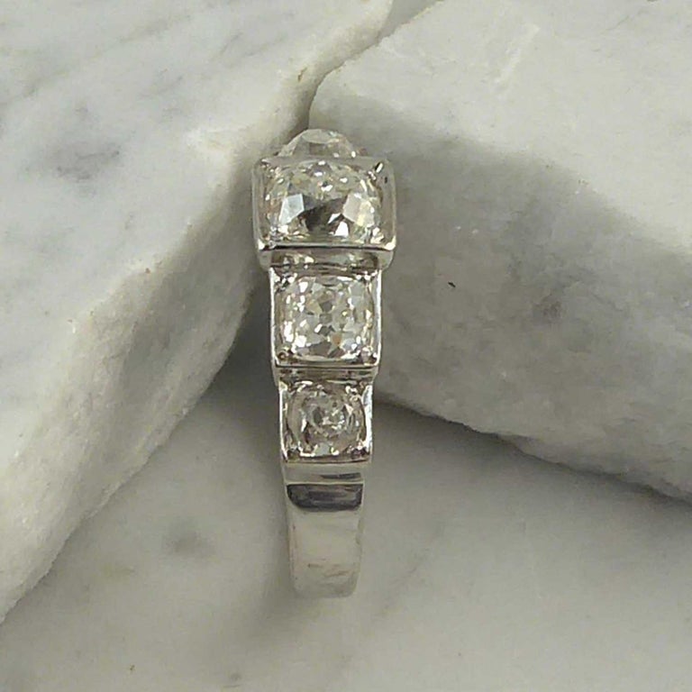 Art Deco Style 1.75 Carat Old Cut Diamond Ring, circa 1930s-1940s For Sale 1