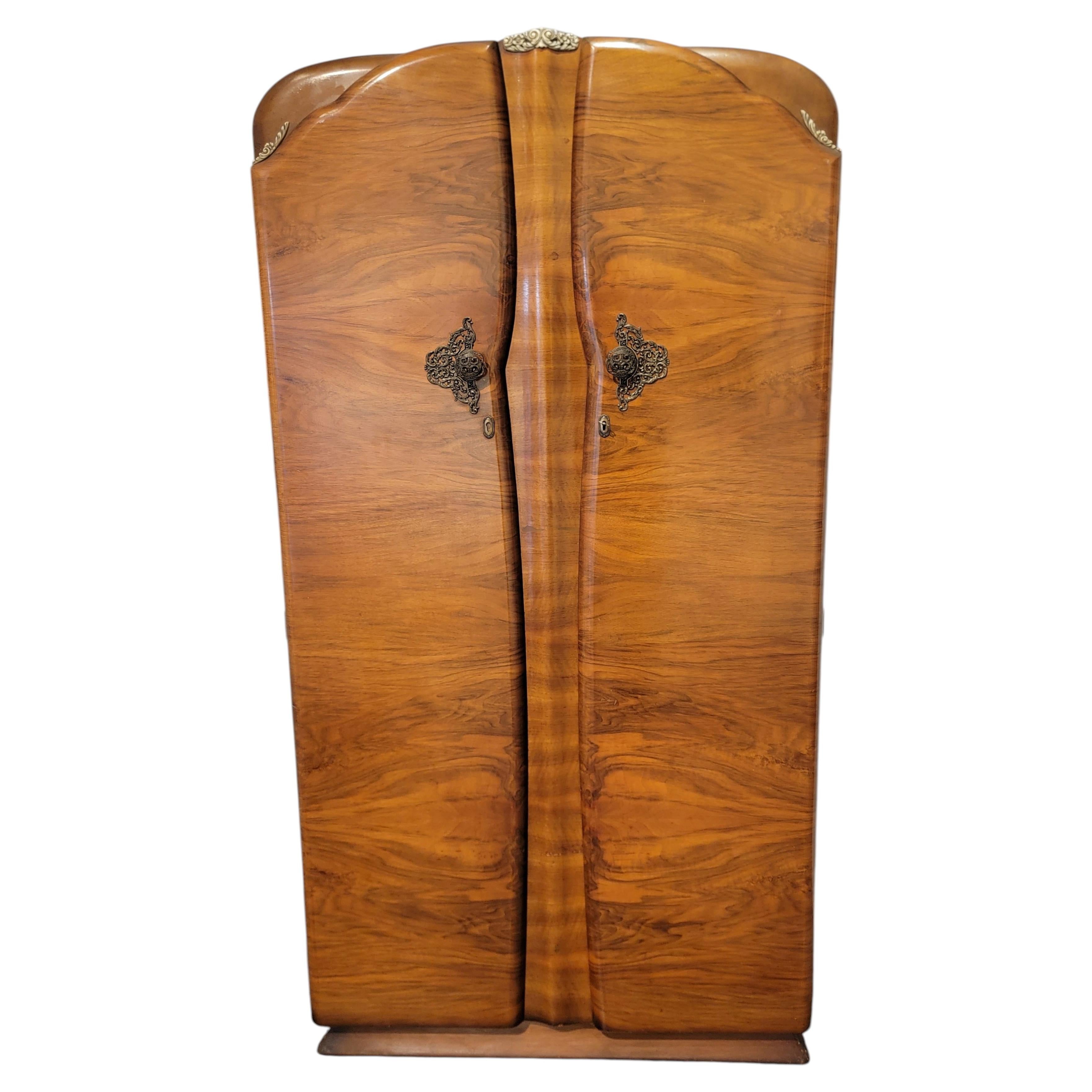 Art Deco Style 2 Door Fitted Wardrobe / Armoire
