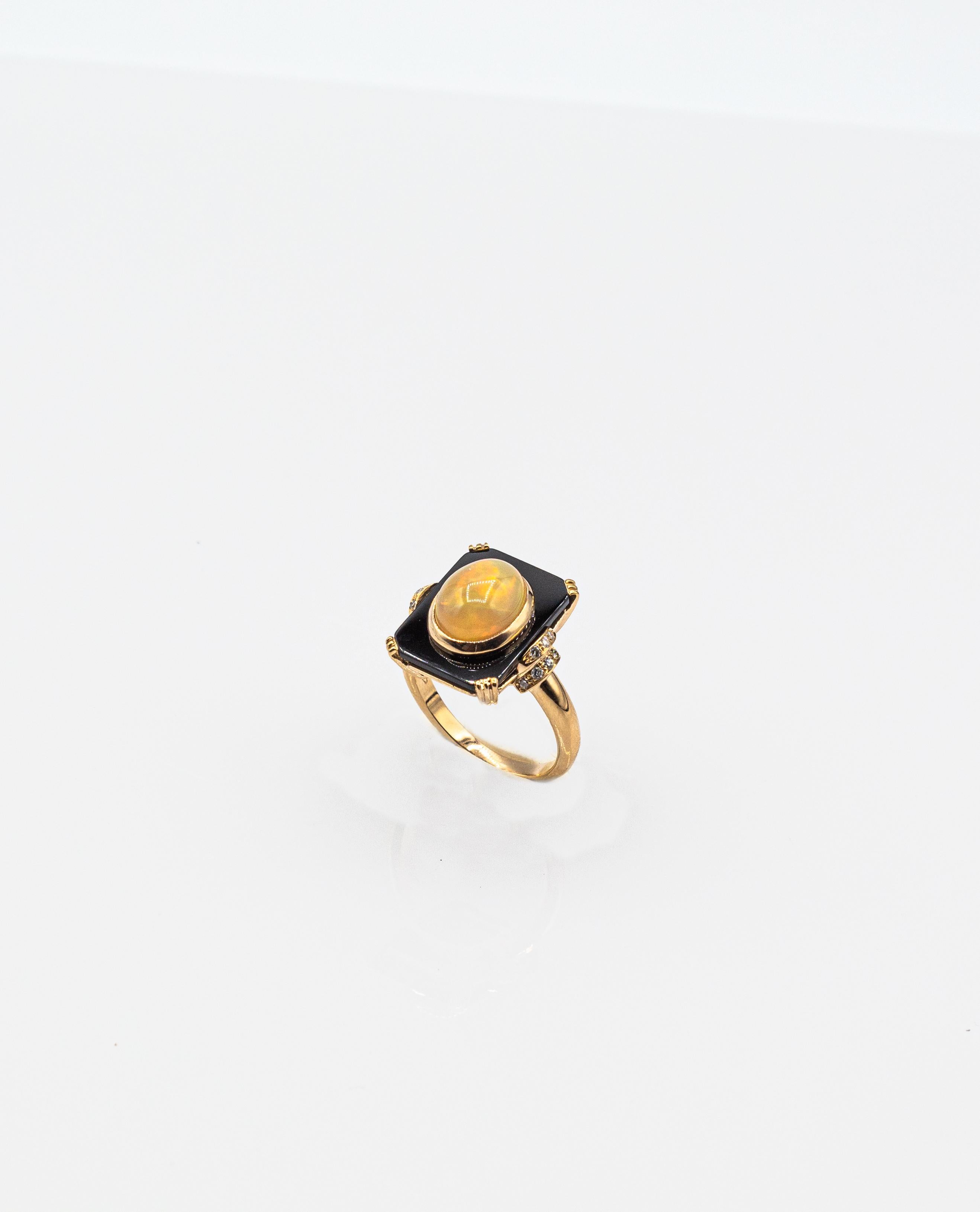 For any problems related to some materials contained in the items that do not allow shipping, please contact the seller with a private message to solve the problem.
We can ship every piece of our 1stdibs catalog worldwide.

This Ring is made of 14K