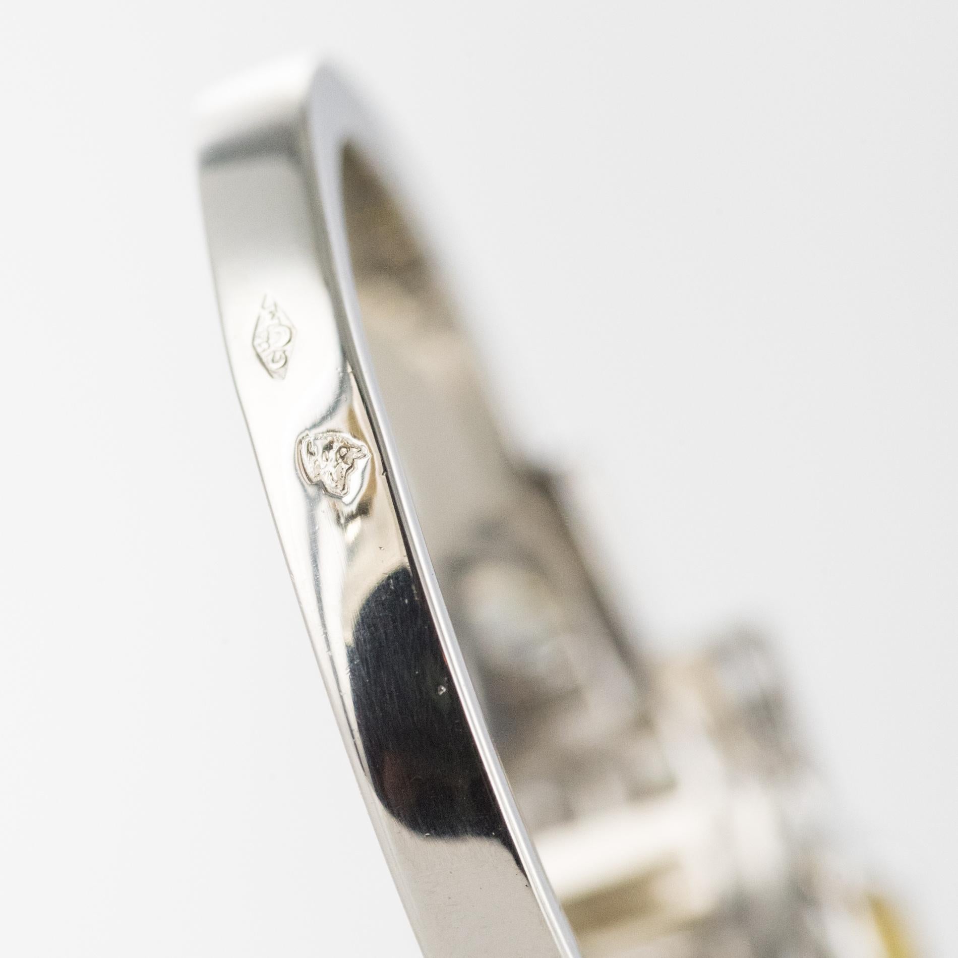 Art Deco Style 2.51 Carat Yellow Sapphire Diamonds Platinum Ring 11