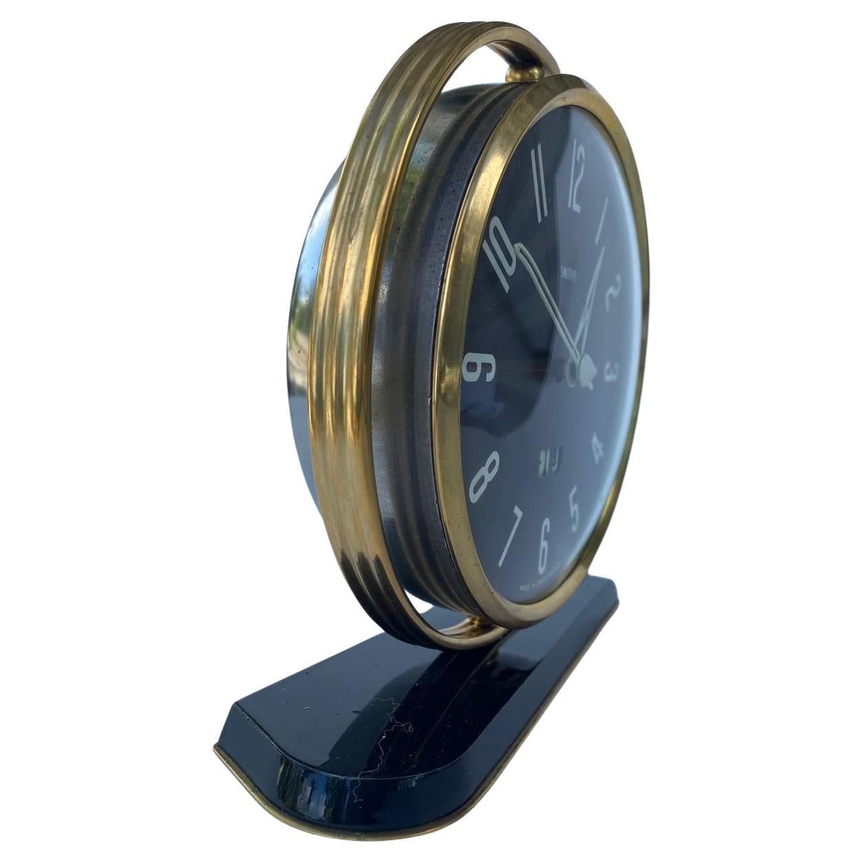 20th Century Art Deco Style 30 hr table clock By Smiths , c1930 For Sale