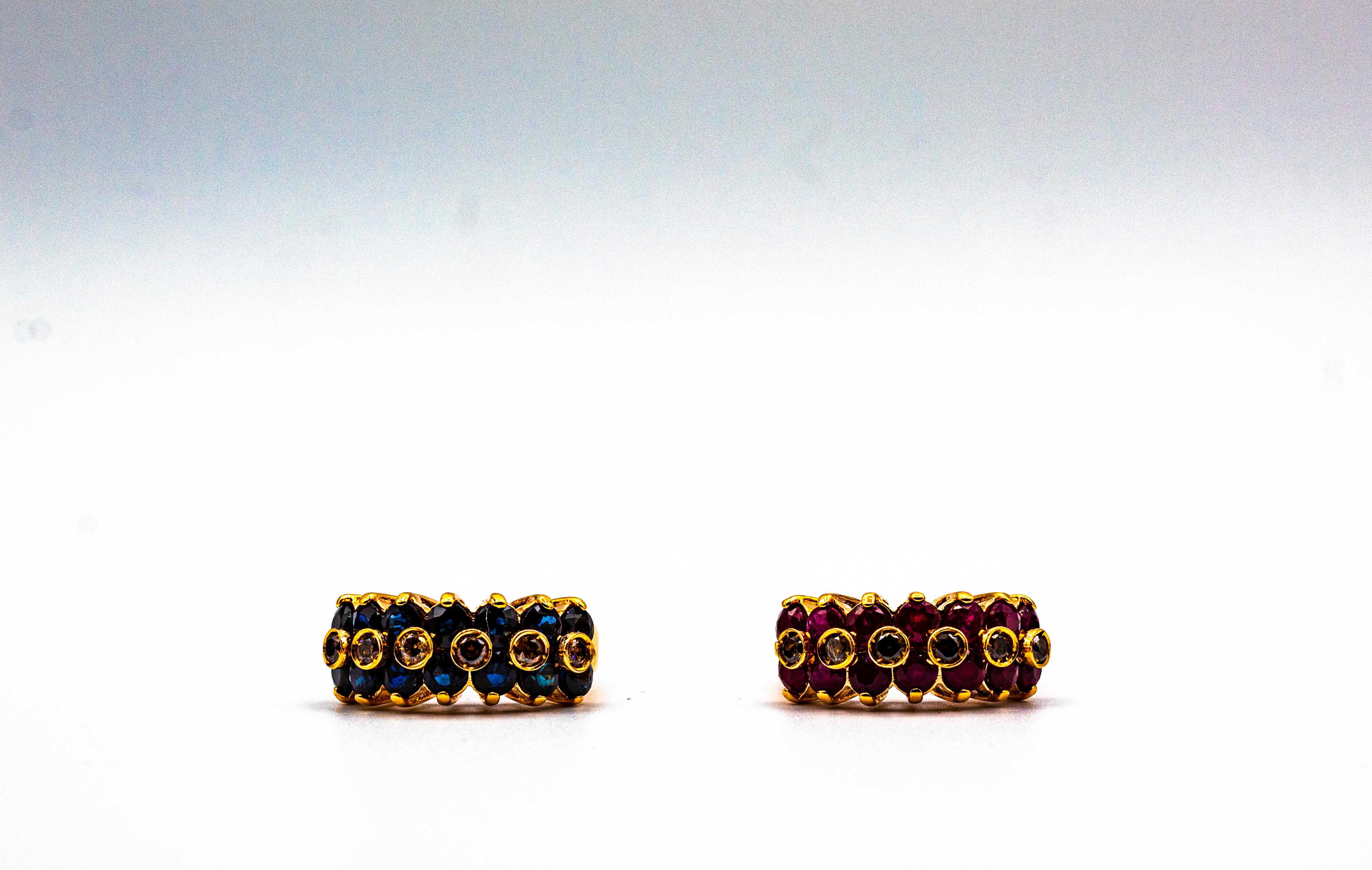 Anello da cocktail in oro giallo con diamante marrone e rubino in stile Art Déco da 4,07 carati in vendita 13