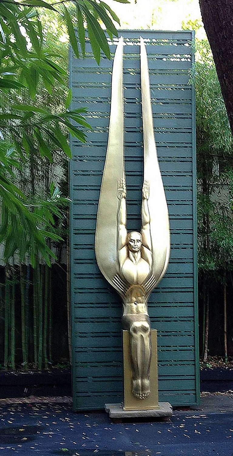 Art Deco Style Angel Sculpture "Wings of the Republic" by Oskar J.W. Hansen For Sale at 1stDibs