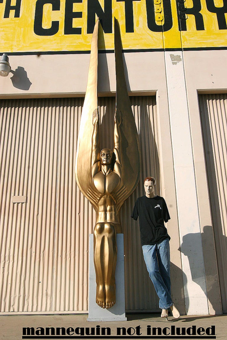 Art Deco Style Angel Sculpture "Wings of the Republic" by Oskar J.W
