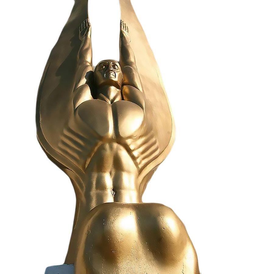 Fin du 20e siècle Sculpture d'anges de style Art Déco « ailes de la République » par Oskar J.W. Hansen en vente