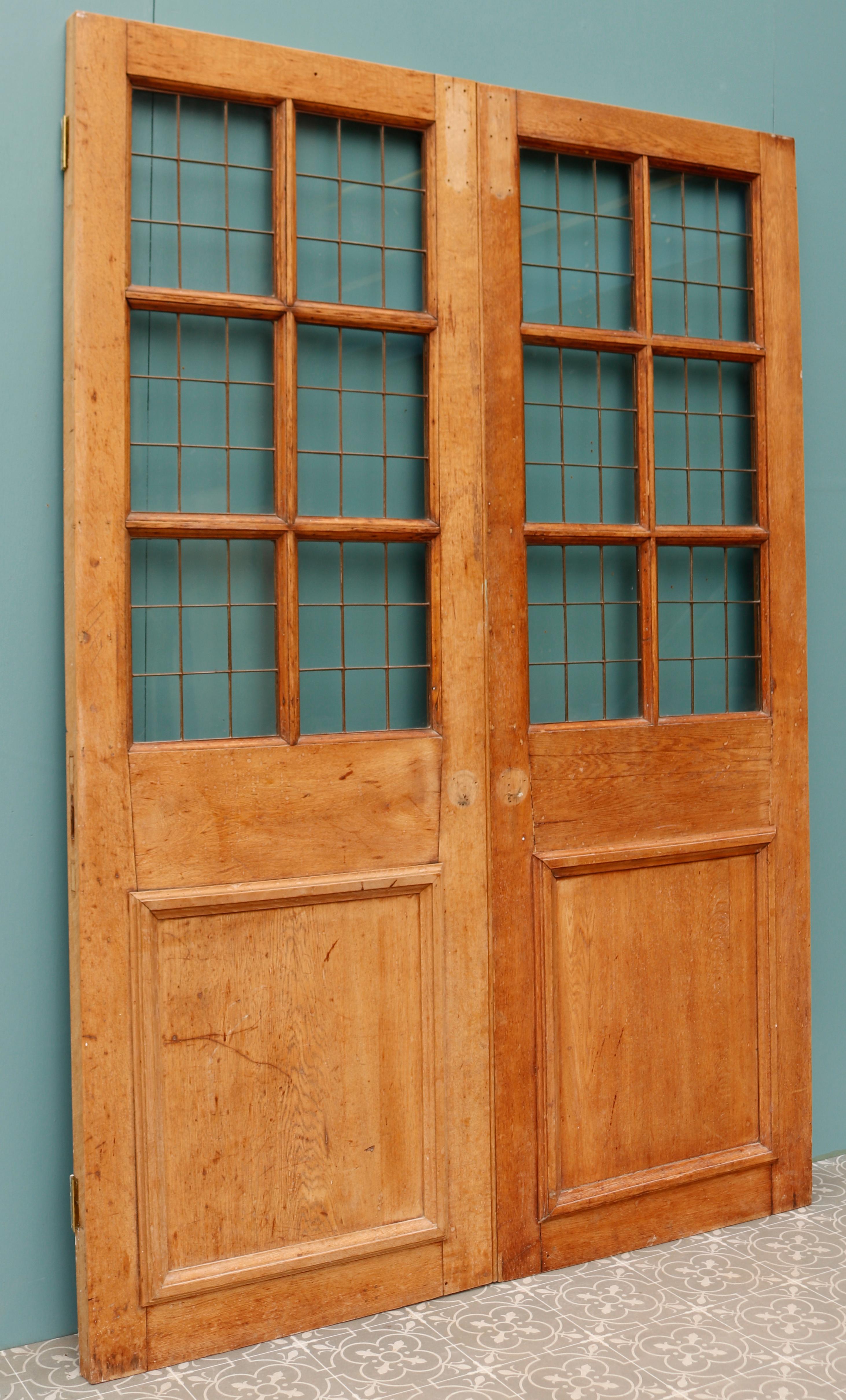 Portes à éclairage anciennes en cuivre de style Art Déco Bon état - En vente à Wormelow, Herefordshire