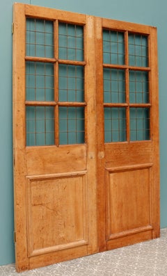 Art Deco Style Reclaimed Copperlight Double Doors