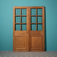 Art Deco Style Reclaimed Copperlight Double Doors