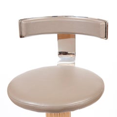 Art Deco Style Bar Stools by Designs for Leisure, USA, circa 1988